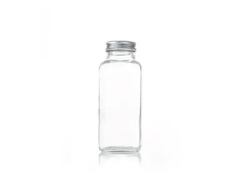 Eight-sided Square Glass Bottle — view 2