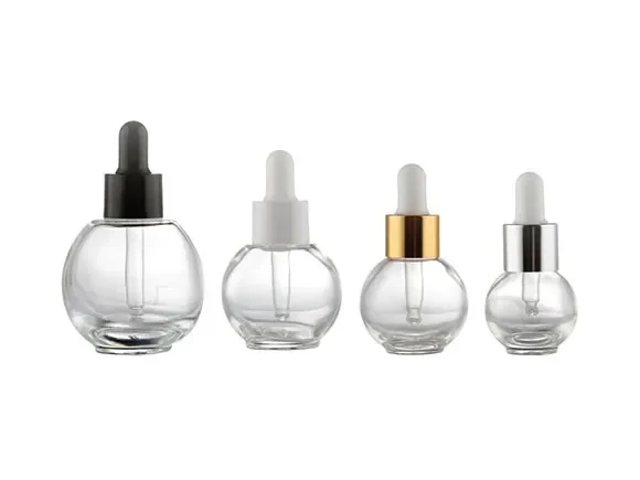 () Ball Shape Glass Bottles With Droppers Body Facial — main view