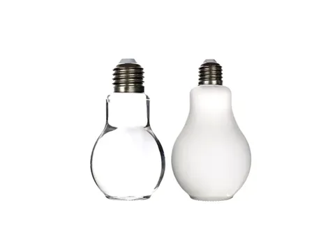 Clear Glass Light Bulb Jar — view 1