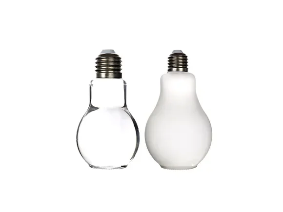 Clear Glass Light Bulb Jar — main view