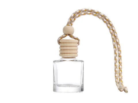 Small Car Perfume Bottles Glass Car Hanging Bottles