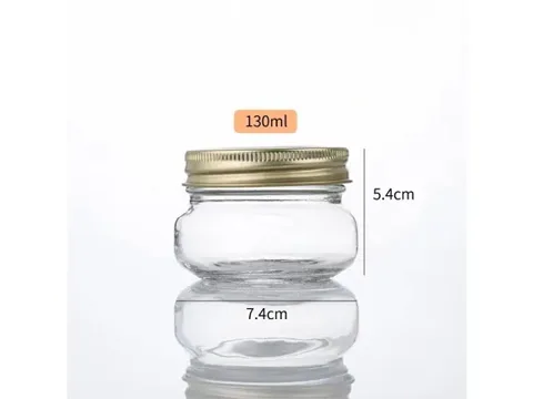 Square Round Wide Mouth Glass Pickling Jars With Screw — view 2