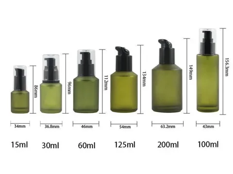 Frosted Green Bottle Collection — view 3