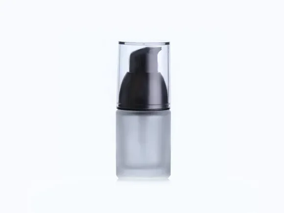 Refill Glass Foundation Bottle with Black Pump — main view