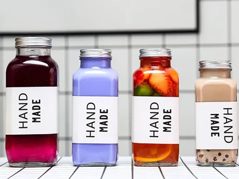Glass Juice Bottles Beverage Containers