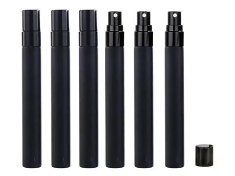 Black Glass Vials — view 2