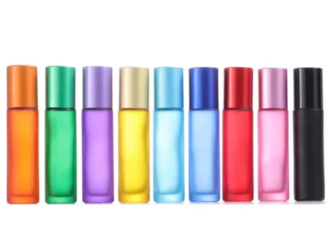 Colorful Glass Roll On Bottles — view 3