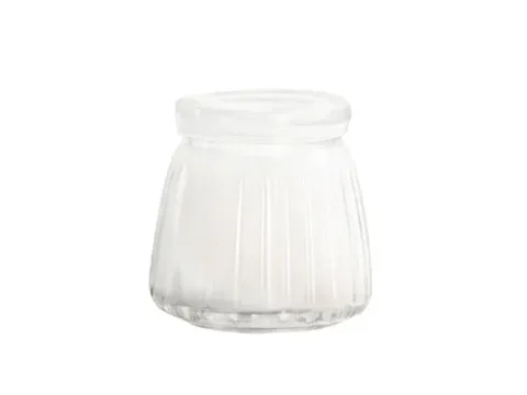 Mini Pudding Jars Glass Yogurt Jars with Lids