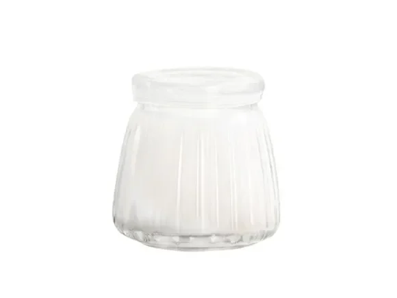 Mini Pudding Jars Glass Yogurt Jars with Lids — main view