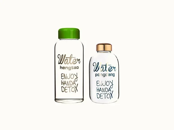 Clear Glass Beverage Bottles — main view