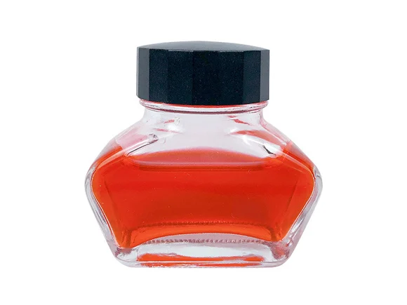 Small Clear Glass Ink Bottle — main view