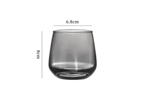 Amber Drinking Glasses Glassware Mouthwash Cups — view 2