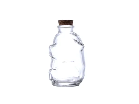 Clear Glass Coffee Jar — main view
