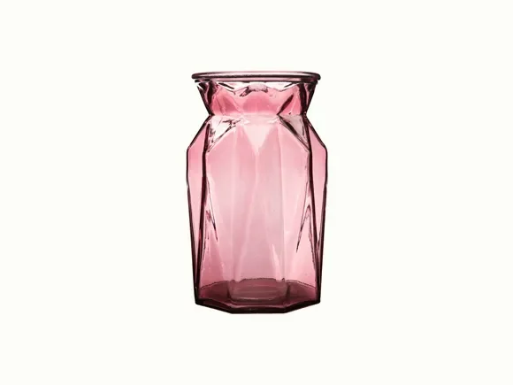 Red Glass Vase — main view