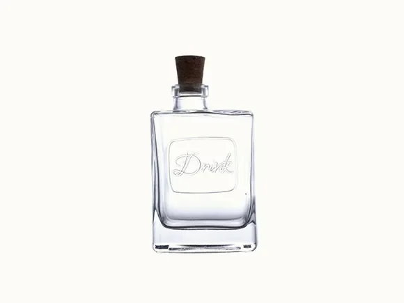 Clear Glass Beverage Bottles — main view