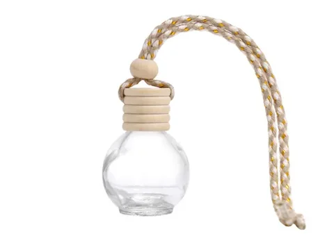 Small Car Perfume Bottles Glass Car Hanging Bottles — view 3