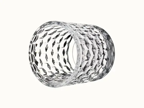 Hot Sale Clear Embossed Stained Glass Candle Vessel — view 4
