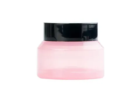 Green Glass Cream Cosmetic Jars with Lids — view 4