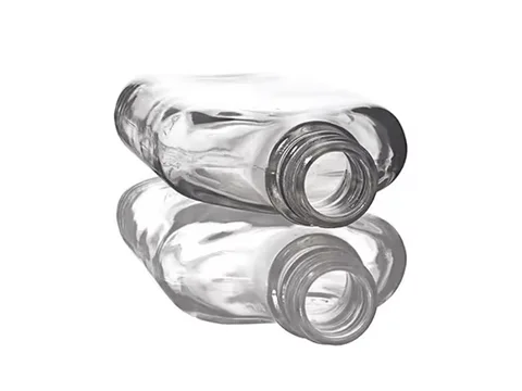 Clear Glass Liquor Bottles — view 2