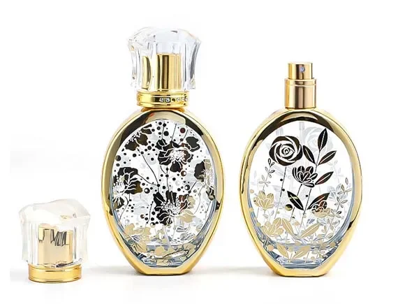 Simple Noble Elegant Understated UV Screw Spray Perfume Bottles — main view