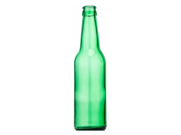 Green Glass Beer Bottle Sustainable Beer Packaging — main view