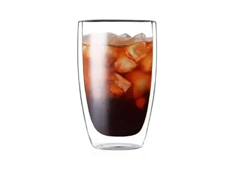 Borosilicate Double Wall Glass Coffee Mug