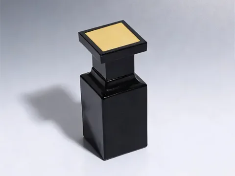 Square Fancy Glass Perfume Bottles with Caps — view 10