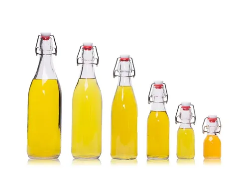 Swing Top Transparent Beer Bottles