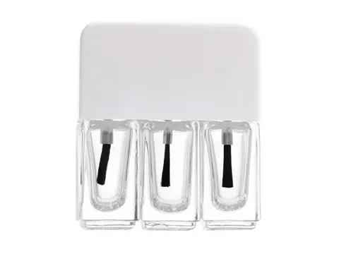 Crystal Glass Nail Polish Bottles with Fine Brush