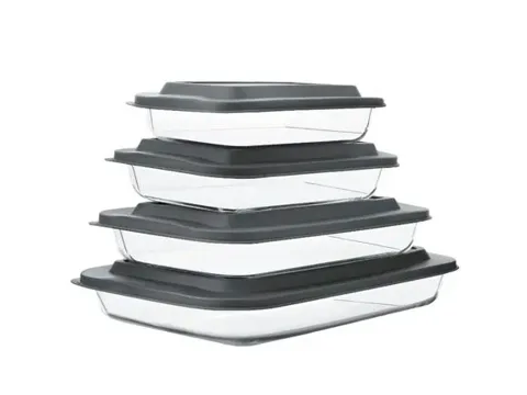 Rectangle Baking Dish Borosilicate Glass Cookware Jars