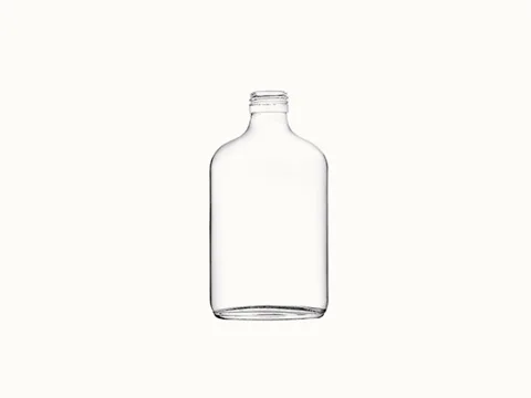 Clear Shoulder Glass Juice Bottles — view 5