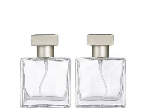High End Square Glass Perfume Bottle — view 1