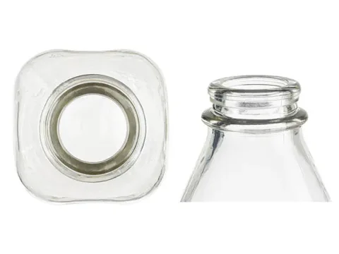 Squat Pint Glass Milk Bottles — view 2