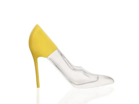 Small High Heeled Glass Perfume Bottle — view 1