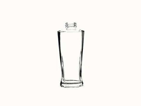 Clear Round Spray/Pump Glass Lotion Bottles — view 2