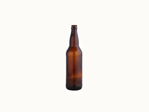 Amber Glass Beer Bottle