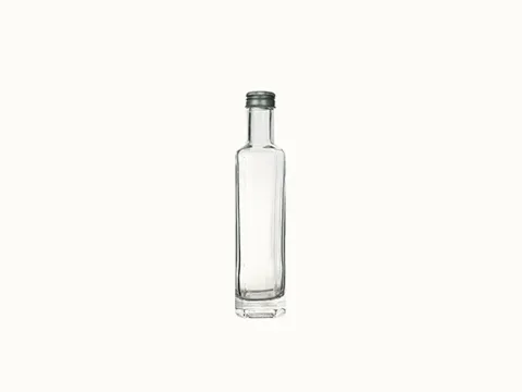 Clear Glass Rapeseed Oil Bottle