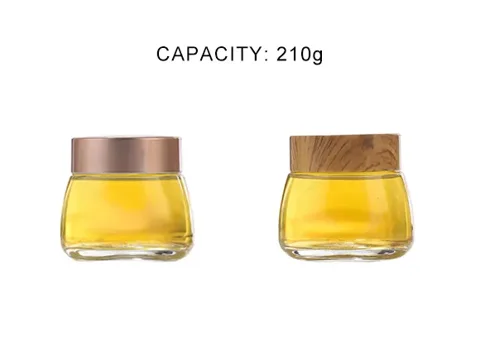 Glass Honey Jar with Big Belly