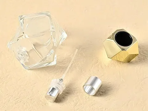 Glass Perfume Bottles with Lids — view 2