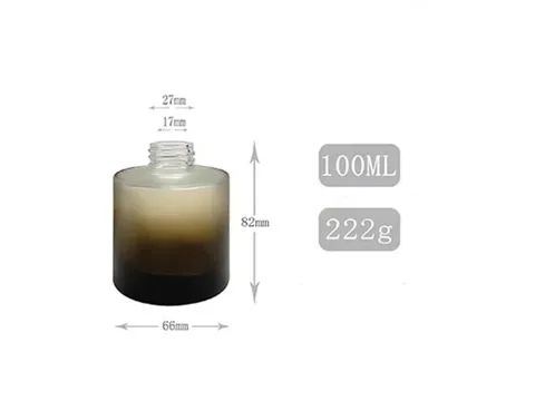 Round Glass Diffuser Bottles With Wooden Lids — view 3