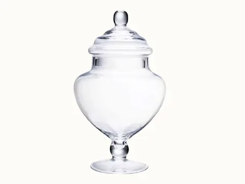 Large Clear Glass Candy Buffet Jars