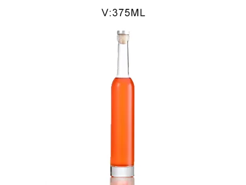 High Clear / Frosted Glass Spirit Bottle — view 2