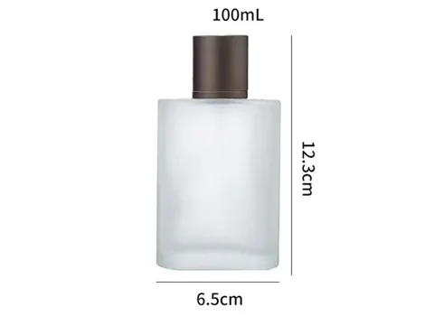 Frosted In-Stock Glass Perfume Bottles — view 3