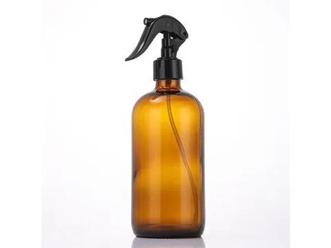 Amber Clear Blue Glass Spray Bottles — view 2
