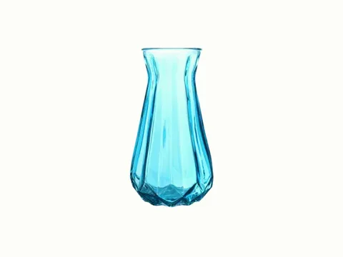 Blue/Red/Green/Gray/Yellow Glass Vase