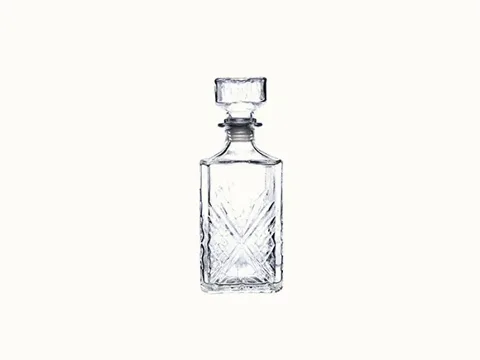Clear glass Wine Bottle