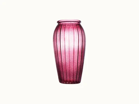 cm Red Glass Vase