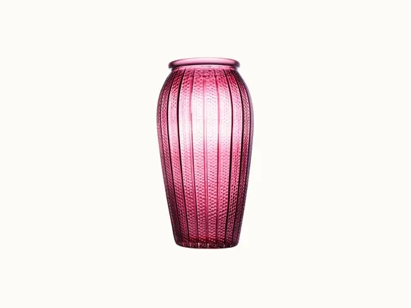 cm Red Glass Vase — main view