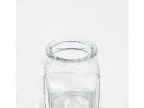 Square Small Glass Jars With Wood Cork — view 3