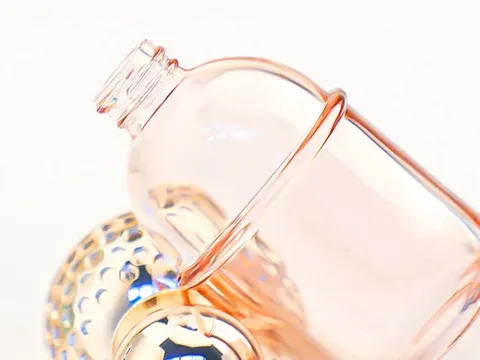 Small Glass Perfume Spray Bottles With Caps — view 3